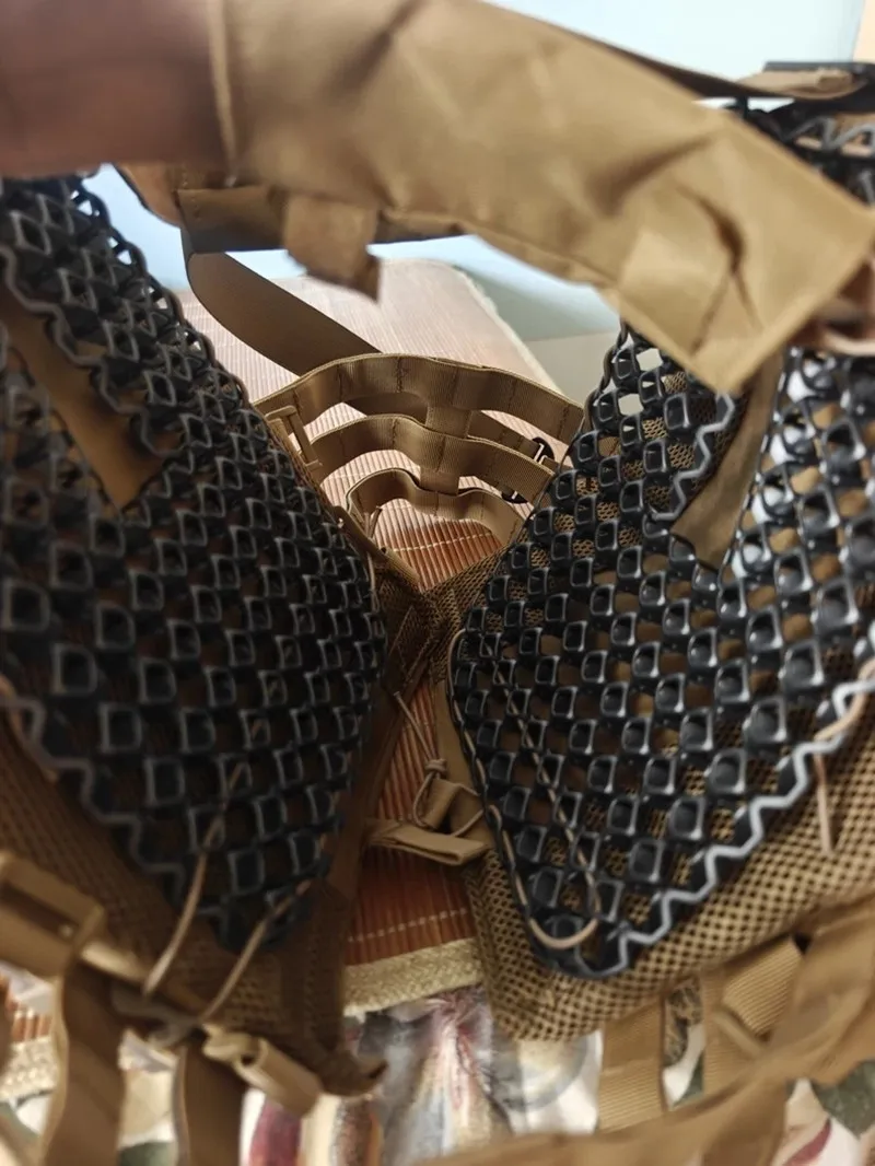 Chaleco táctico 3D, almohadilla transpirable tridimensional, almohadilla de enfriamiento Universal, almohadilla interna de descompresión - imagen 3