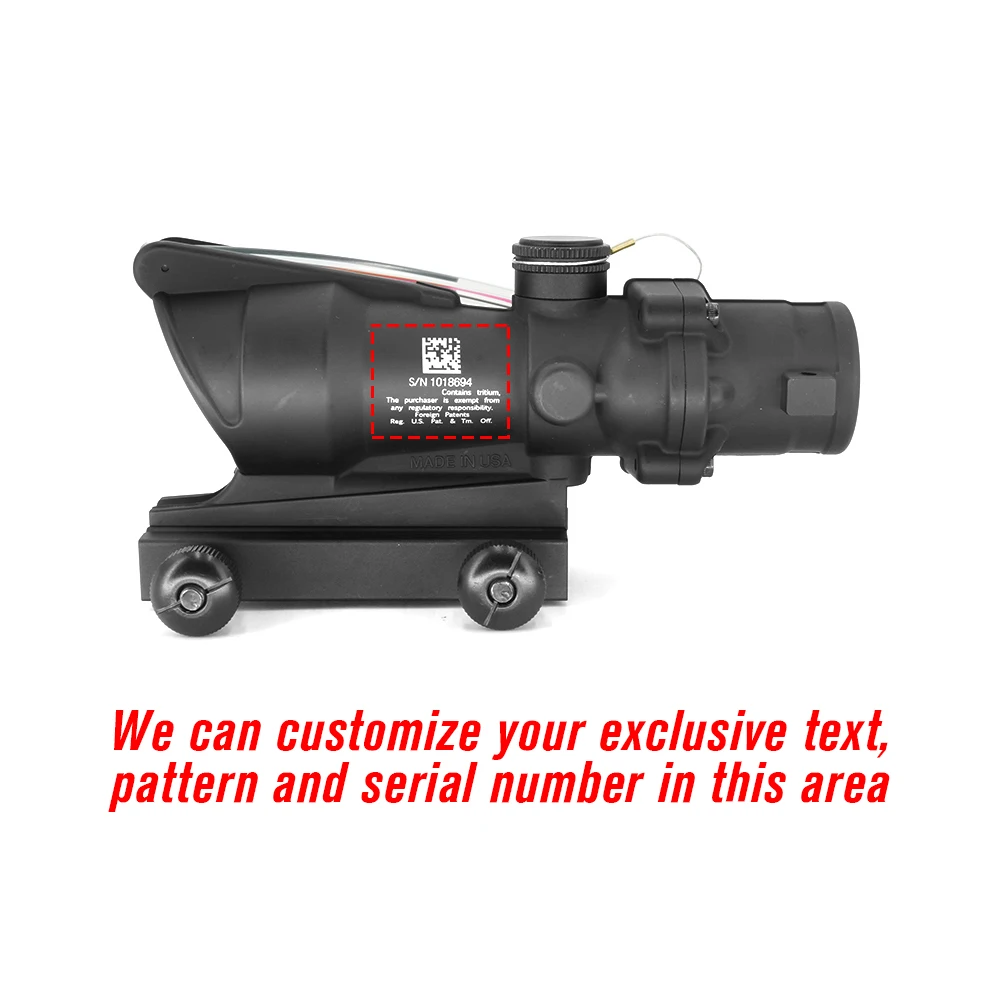 Nuevo 2024 en SPECPRECISION táctico COG 4X32 TA31 fibra de vidrio Real RCO-M4 retícula mira telescópica con marcas originales TA51 montaje plano - imagen 3