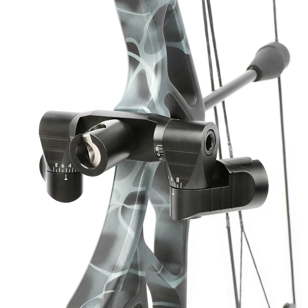 Estabilizador de arco de tiro con arco, barra en V de un solo lado, liberación rápida para barra de equilibrio, varilla estabilizadora, barra en V ajustable, objetivo de tiro con arco - imagen 2