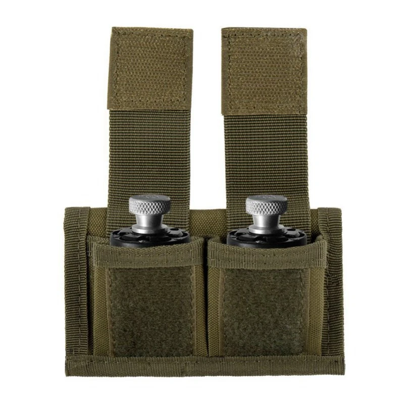 Bolsa táctica para revólver doble, bolsa MOLLE, soporte de nailon para cargadores de velocidad Taurus 85 HKS.45 colt S & W 38 - imagen 5