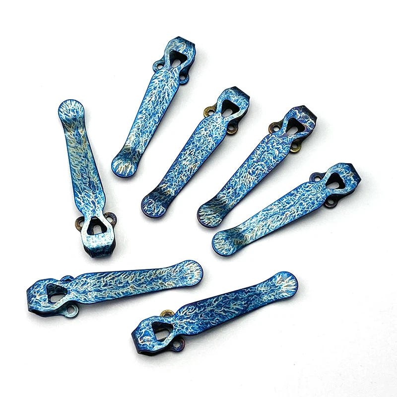 Dominator-Pinza trasera de titanio Griptilian 551, 710, mariposa de titanio 730 - imagen 4