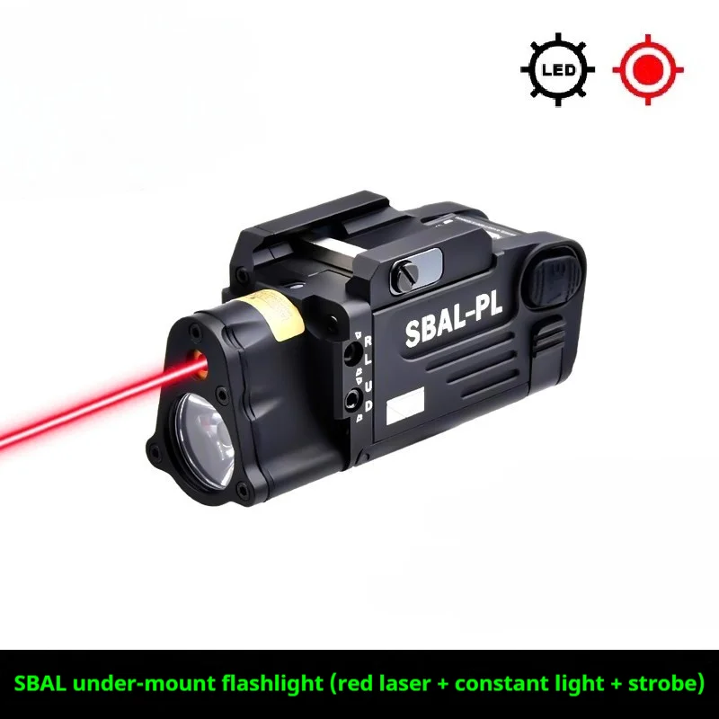 CTICAL SBAL-PL linterna táctica láser roja estroboscópica pistola - imagen 5