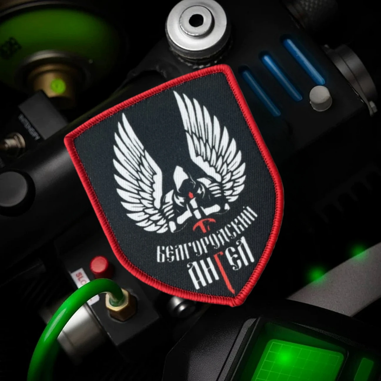 Belgorod-insignia de moral de Ángel, parches impresos para ropa, brazalete militar táctico, gancho y bucle, accesorios para mochila, pegatinas