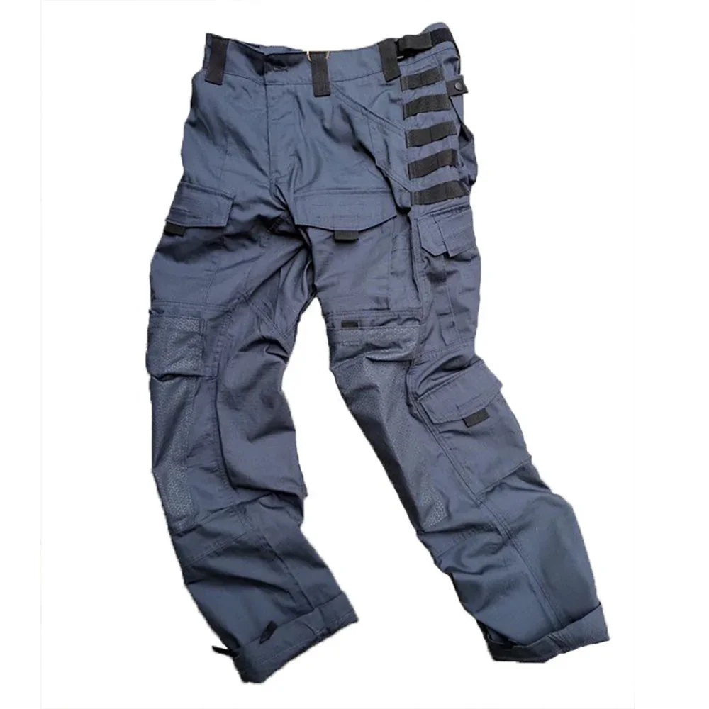 Pantalones tácticos de combate de campo, pantalones Cargo para hombre, pantalones militares para exteriores para hombre, pantalones de algodón para caza y senderismo, ropa de trabajo resistente al desgaste - imagen 4