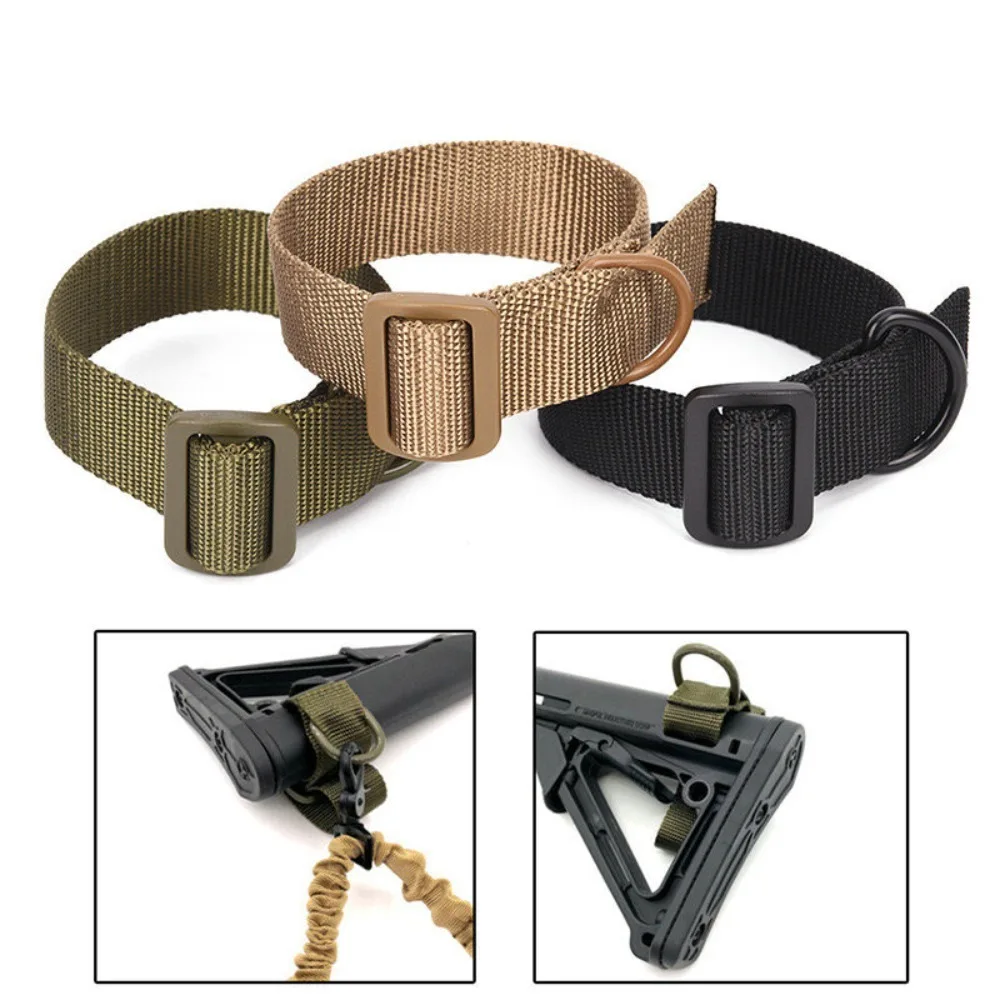 Adaptador táctico de eslinga de culata para Airsoft, correa de pistola para Rifle de alta resistencia, cinturón de flejado de cuerda