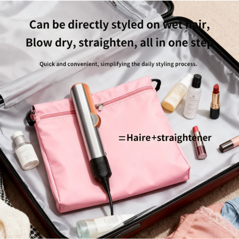 ¡Vaso dos herramientas! Este cabello húmedo 2 en 1 Wonder Styles: un poco seco + alisado en un solo paso, simplifica su rutina - imagen 3