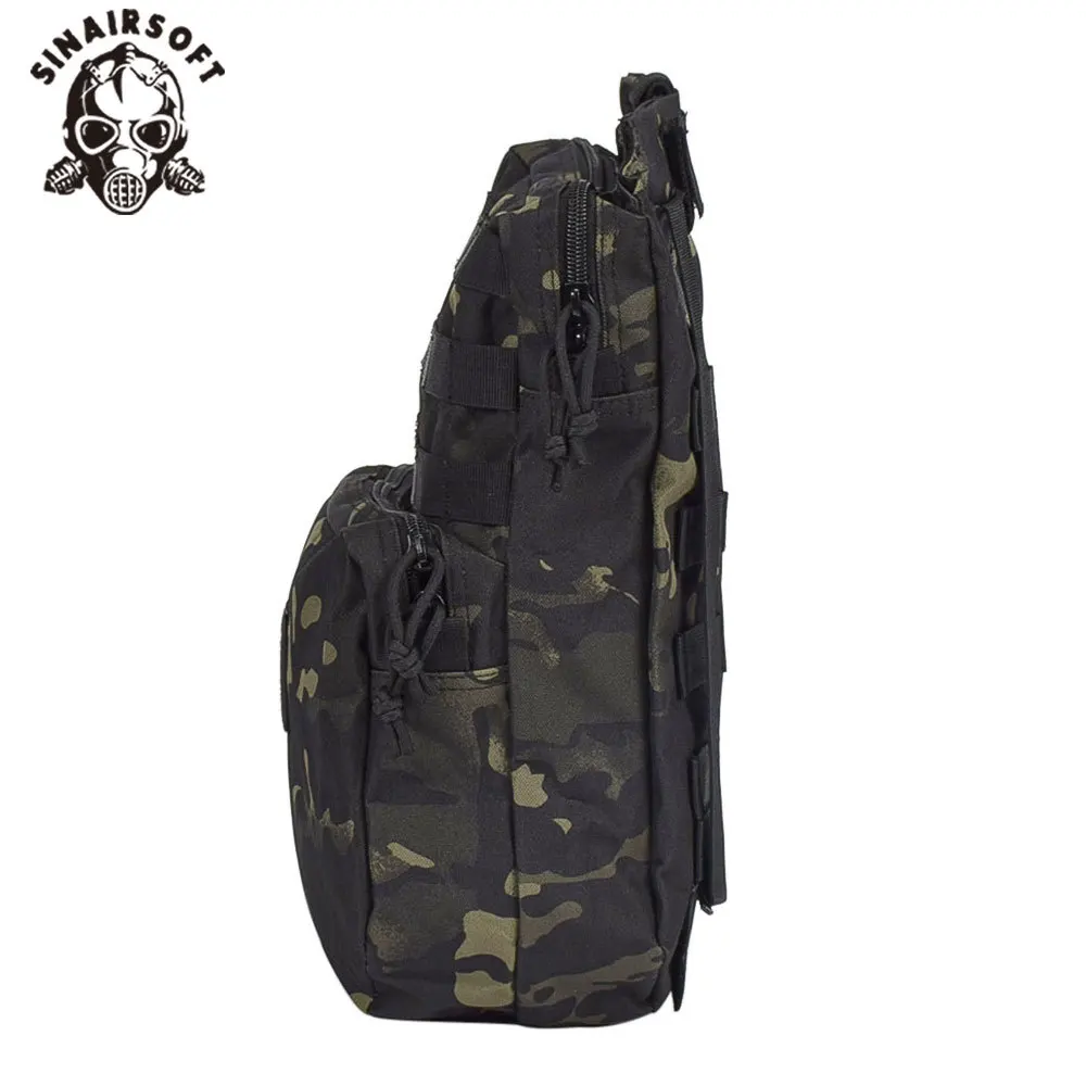 Mochila de hidratación táctica Molle, chaleco, paquete de hidratación impermeable con vejiga de agua, bolsa Edc para exteriores para caza, senderismo, Camping - imagen 5