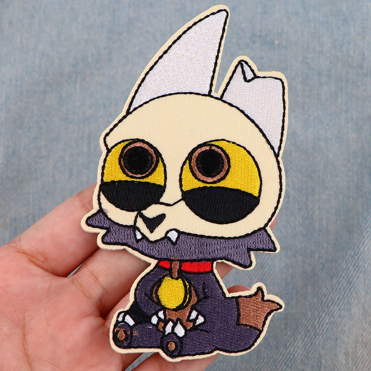 Parche de búho de dibujos animados, parches bordados para planchar, parches para ropa, pegatinas de costura bonitas, apliques