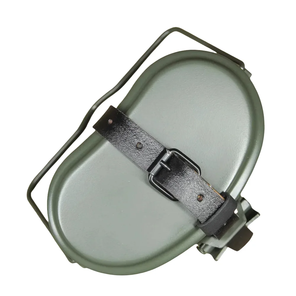 Hervidor de la Segunda Guerra Mundial, caja de arroz, equipo táctico Vintage, equipo portátil de Metal para soldado, botella de agua M31, cantimplora - imagen 4