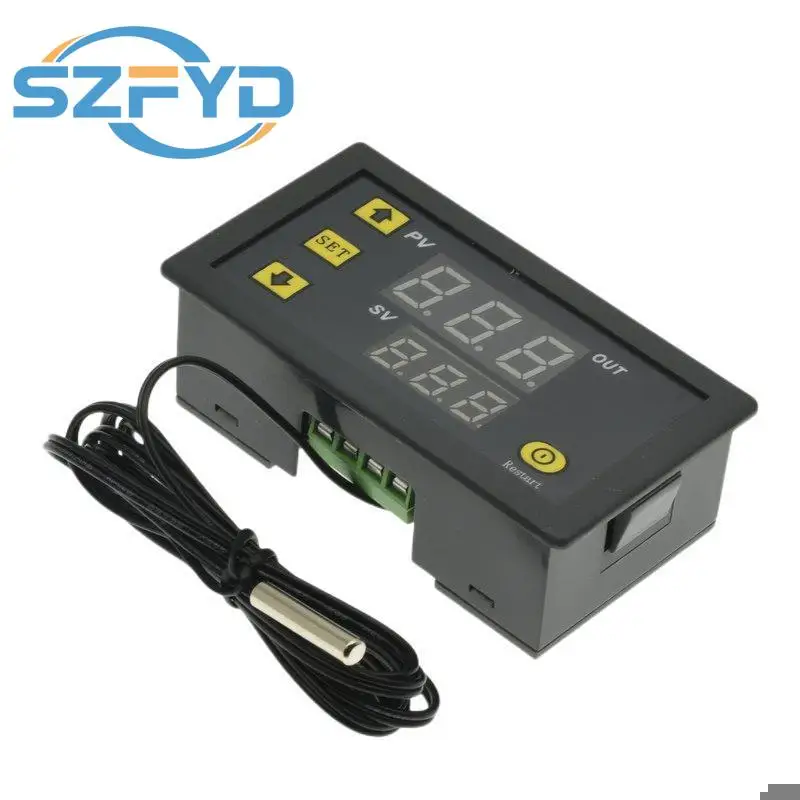 W3230 Temperatura digital 12V 24V 220V Regulador de termostato Control de enfriamiento de calefacción Termorregulador - imagen 3
