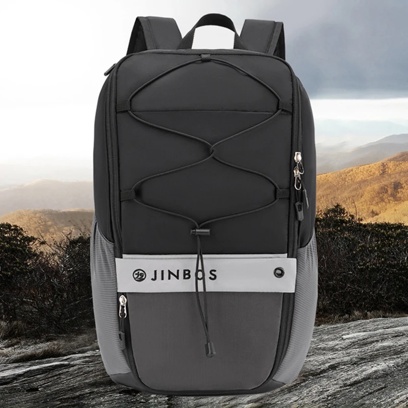 Mochila de escalada para deportes al aire libre, viaje, senderismo, ciclismo, bolsa de almacenamiento grande con cordón, mochila para libros para ordenador portátil para estudiantes para la escuela - imagen 2