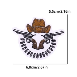 Parche termoadhesivo vaquero occidental bordado – Ropa western