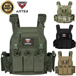 Chaleco táctico portaplacas ajustable para exteriores protector