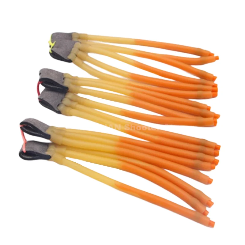 Banda de goma para tirachinas de alta elasticidad, cinta de látex potente para caza, accesorios de catapulta para juegos al aire libre, bandas de goma para disparar peces - imagen 3