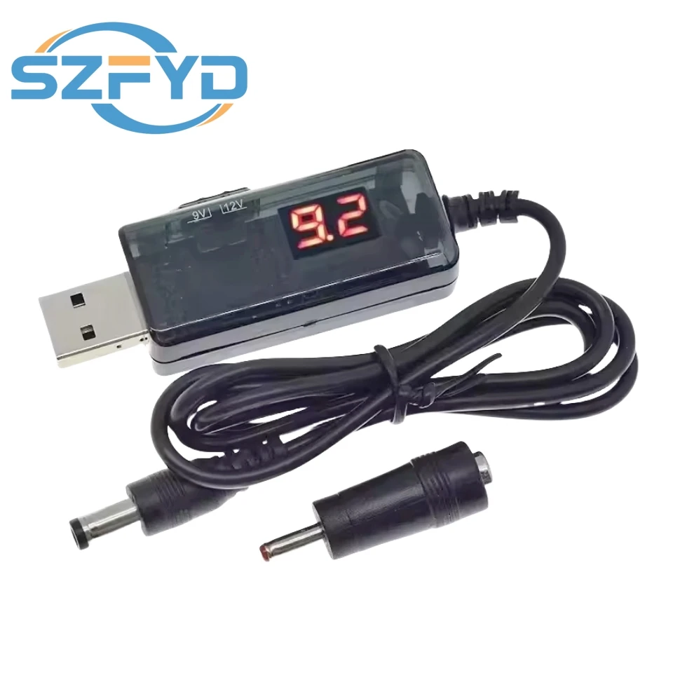 USB a DC5.5/3.5mm enrutador óptico Cat Booster Cable 5V Cable de refuerzo a 9V12V Cable de carga