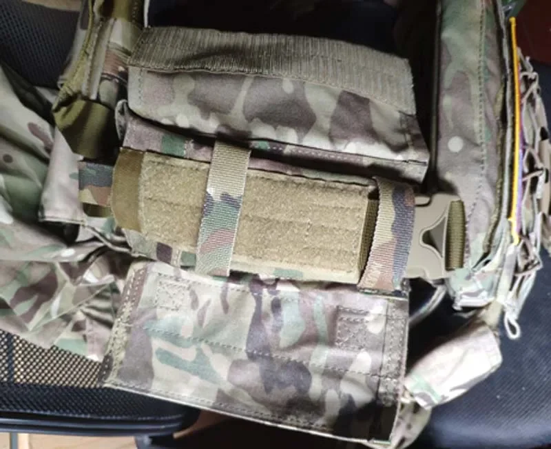 Juego de hombreras con correa para chaleco táctico, cojín de hombro grueso CP para portador de placa AVS JPC CPC, 1 par - imagen 5