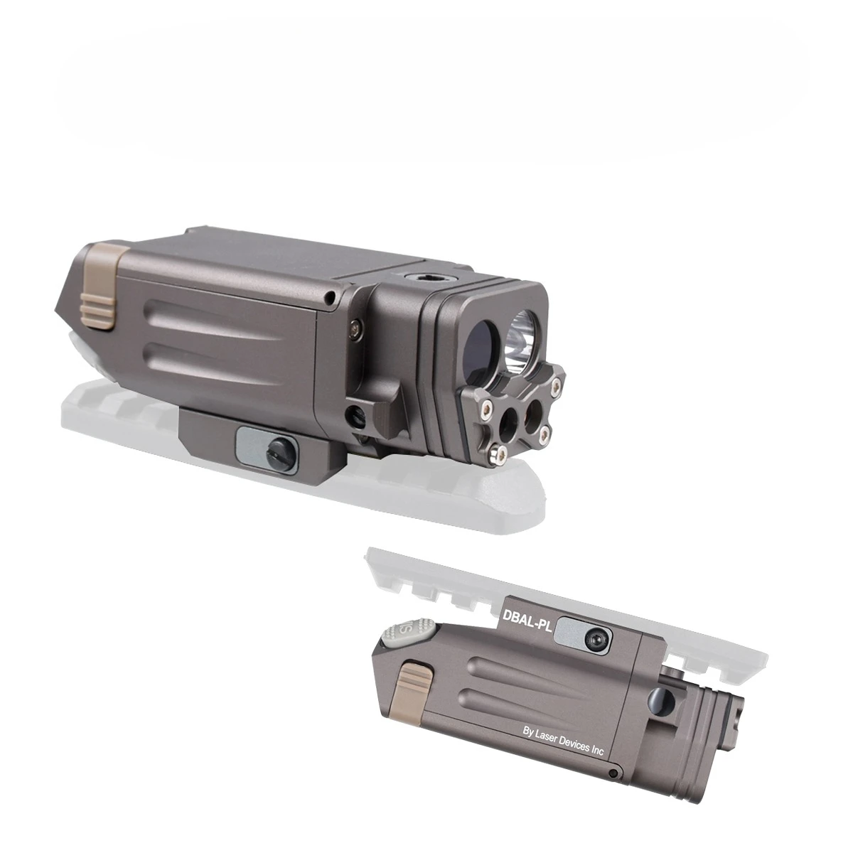 Luz de arma LED láser roja de SBAL-PL de Metal táctico para Glock 17 19, linterna estroboscópica Airsoft para caza X300, luz de explorador de pistola - imagen 4