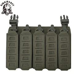 SINAIRSOFT Bolsa Táctica MP5 MP7 con MOLLE y Correas Elásticas
