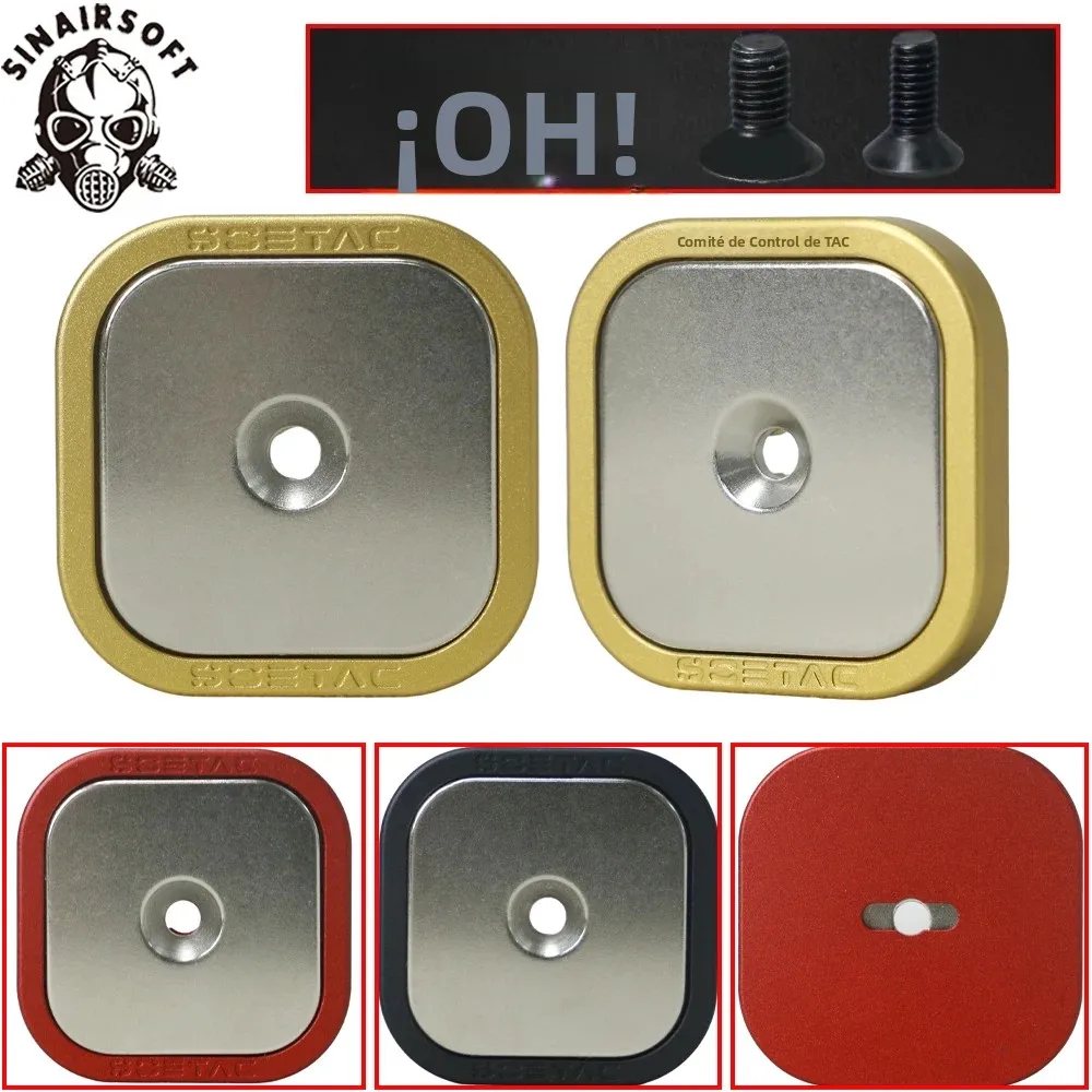 Bolsa magnética para revistas de tiro rápido IPSC, Clip magnético (nuevo diseño cuadrado) para funda de tiro de equipo de competición IDPA