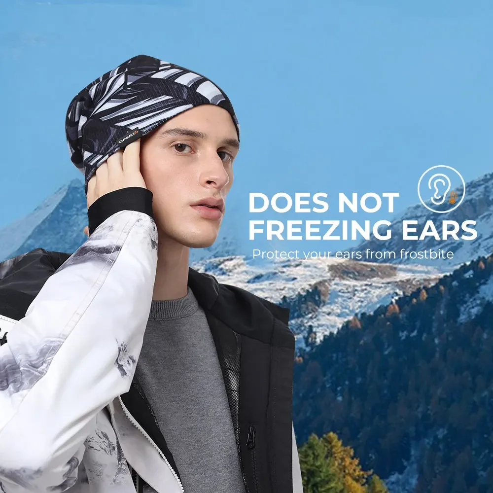 Gorro de punto cálido para hombre y mujer, gorro térmico suave a prueba de viento, cubierta para la oreja, deportes, ciclismo, correr, Hip-hop, moda urbana, Otoño e Invierno - imagen 5