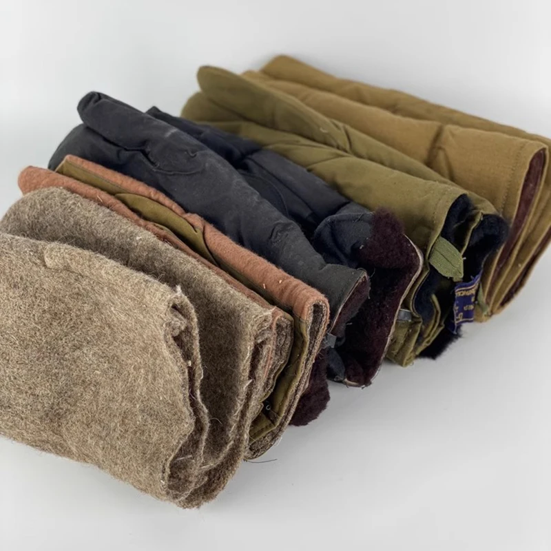 Guantes resistentes al frío para invierno al aire libre con tela integrada de piel/feltro/lino de algodón