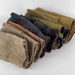 Guantes resistentes al frío para invierno al aire libre con tela integrada de piel/feltro/lino de algodón