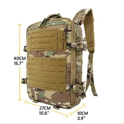 Mochila táctica MOLLE con portaplacas – Nylon 1000D para chaleco