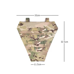 PEW TACTICAL Panel protección ingle MOLLE – Camuflaje táctico