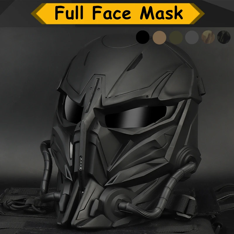 CS caza cara completa máscara de calavera camuflaje táctico Airsoft Paintball tiro máscara protectora entrenamiento combate máscaras faciales