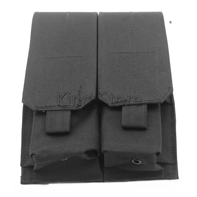 MOLLE doble Rifle revista Mag cartucho bolsa portador caza táctico revistero AR 15 M 4 16 Accesorios - imagen 2