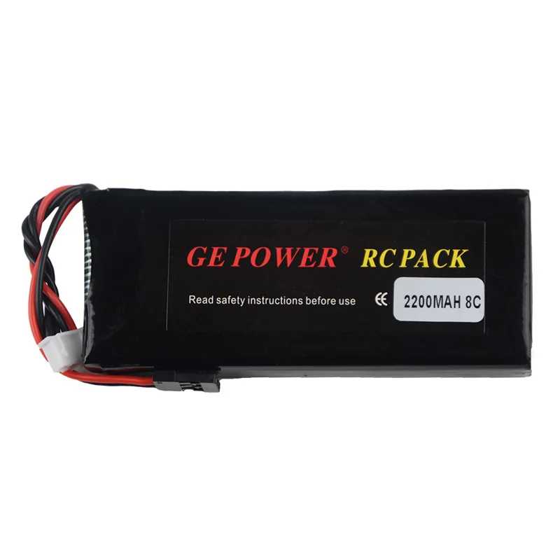 GE Power RC Lipo batería 11,1 V 2200mAh 8C para Flysky FS GT3B GT2 T6EHP-E 6EX RC E-SKY GT2 GT3B transmisor 11,1 V batería - imagen 2