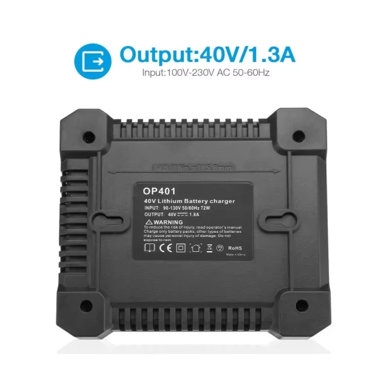 Cargador 40V Adecuado para Herramientas Eléctricas Ryobi 40V Níquel-Cromo Níquel-Metal Hidruro Batería de Litio - imagen 5