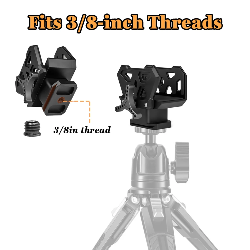 Adaptador de Clip para sillín de Rifle con tablero de liberación rápida, estante para sillín de tiro de aleación de aluminio, abrazadera Universal para pistola para disparar y cazar - imagen 3