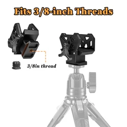 Adaptador clip sillín fusil liberación rápida aluminio universal caza