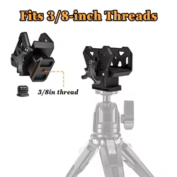 Adaptador clip sillín fusil liberación rápida aluminio universal caza