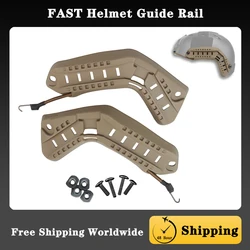 Soporte nylon casco táctico riel Picatinny montaje rápido