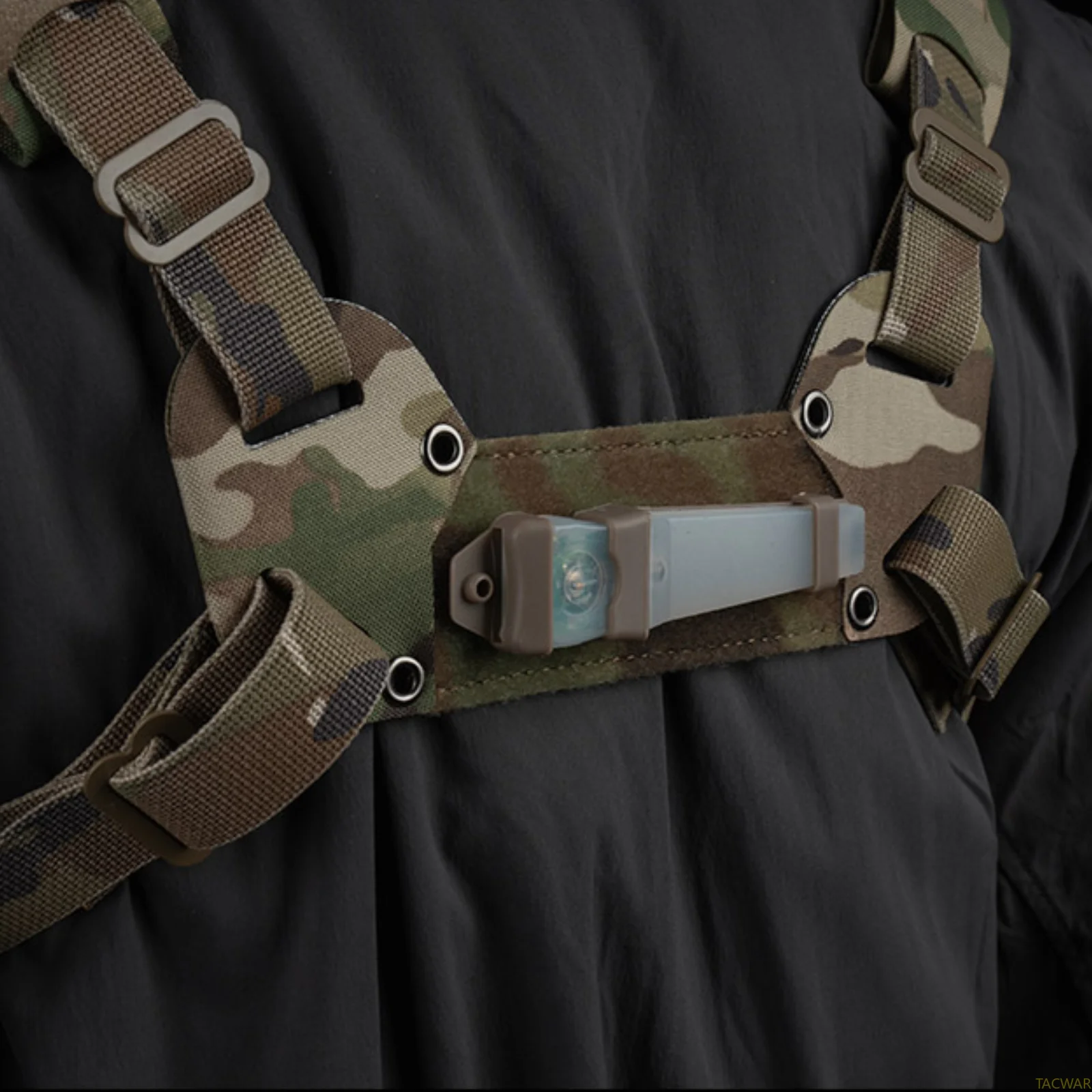 FC Chest Rig V2 Compatible con aletas delanteras, portador de panel frontal ligero para caza Airsoft - imagen 5