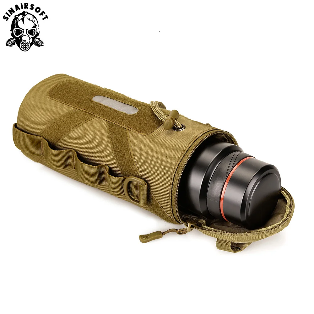 SINAIRSOFT-bolsa táctica Molle para botella de agua, mochila militar de nailon, funda para cantimplora, bolsa de viaje al aire libre, 1000Ml, novedad - imagen 4