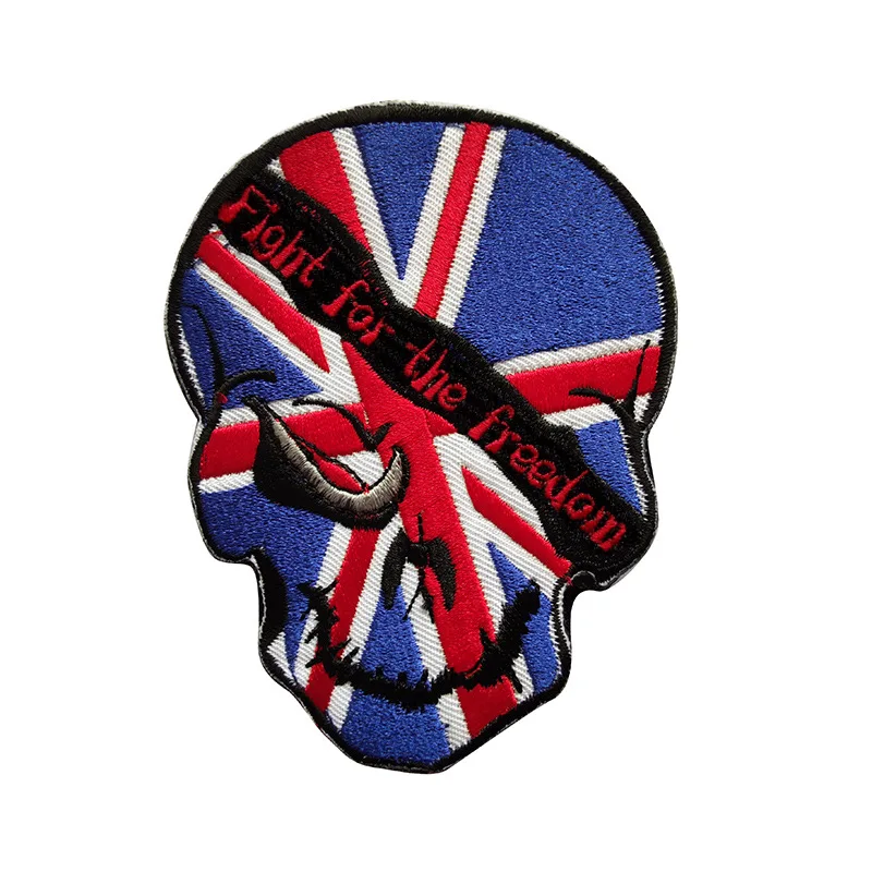 Parche reflectante de la bandera británica, insignia de apliques Flog de calavera militar, Reino Unido, Inglaterra, gran Reino Unido, Reino Unido - imagen 4