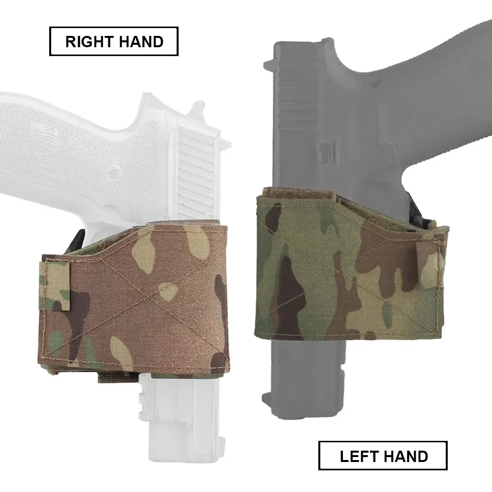 Funda táctica Universal mano izquierda/derecha ajustable Molle cinturón de liberación rápida funda de pistola tiro Airsoft funda Gear