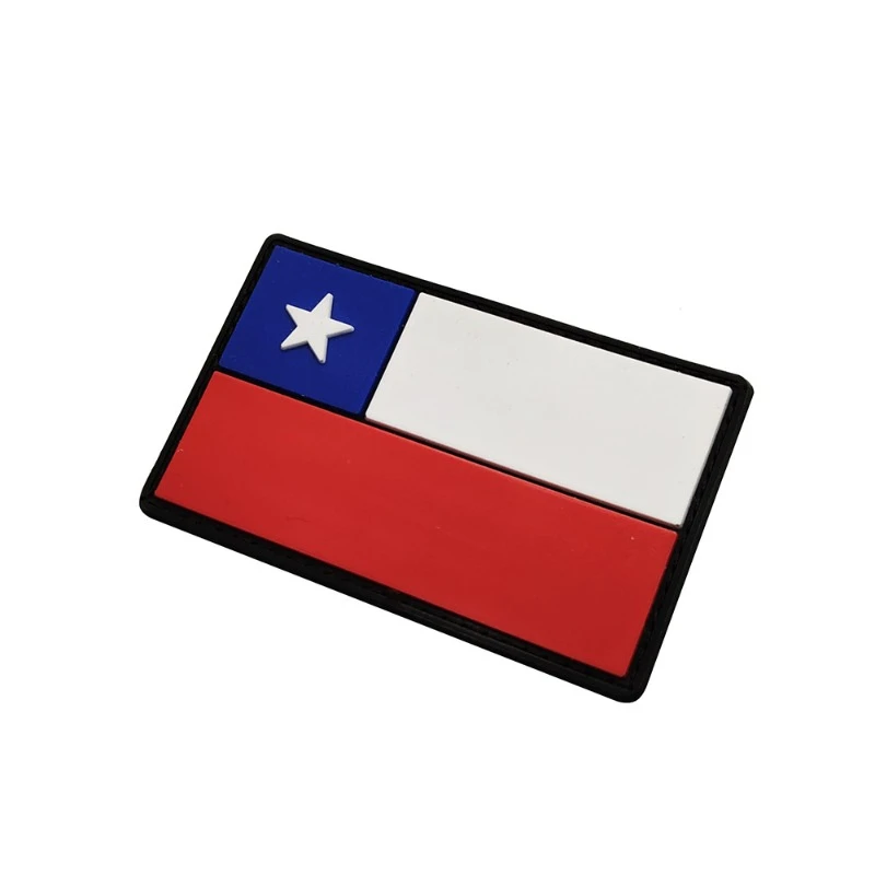 Parche táctico de Pvc de 1 piezas, insignia de gancho táctico militar del ejército, apliques de emblema de hombro de goma - imagen 4