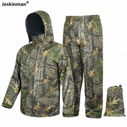 Ultra chubasquero impermeable camuflaje biónico ripstop caza senderismo