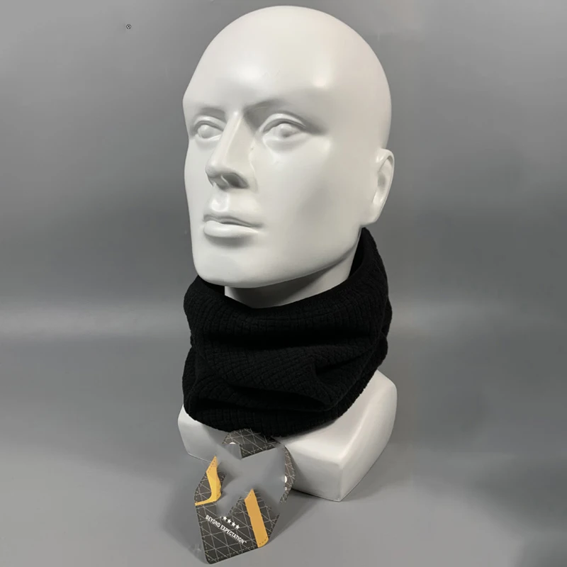 Bufanda táctica al aire libre cálida de doble cara ligera gruesa de lana a cuadros para exteriores, bufanda, mascarilla, tocados - imagen 2