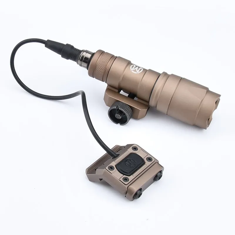 WADSN táctico M300 M600 M300A M600C linterna 400lm/600lm con interruptor de presión Modbutton ajuste 20mm riel Airsoft Accesorios - imagen 4