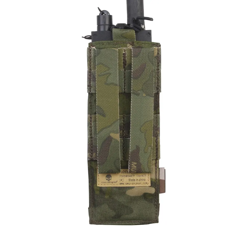 Emersongear-bolsa táctica para Radio, bolsa para talkie, Panel Molle, paquete para AVS, entrenamiento de caza, combate, nailon, Camping, 11,11 ventas - imagen 5