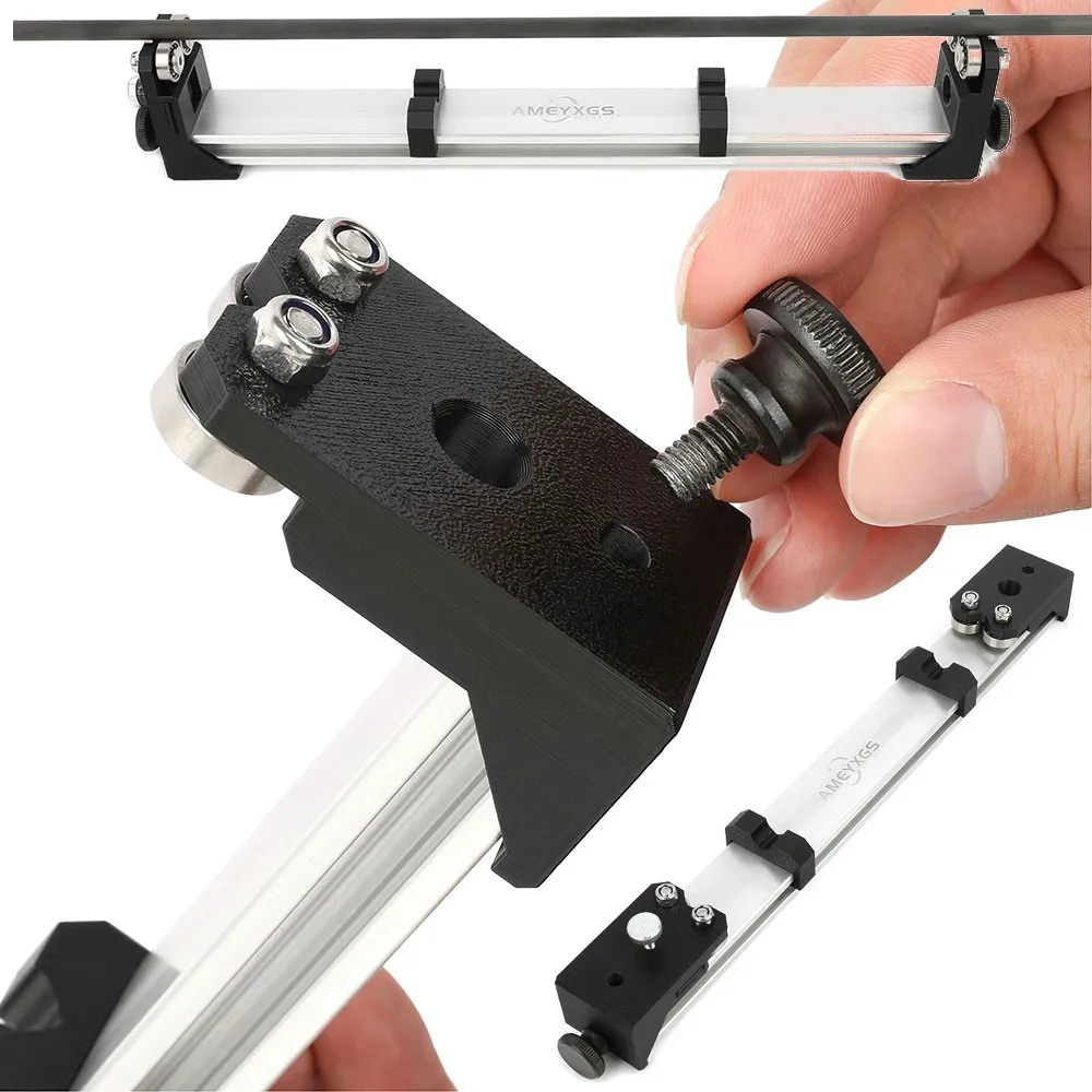 Probador de columna vertebral de eje de flecha de tiro con arco, amoladora de rectitud, herramienta multifuncional plegable, aleación de aluminio para tiro de caza con arco - imagen 2