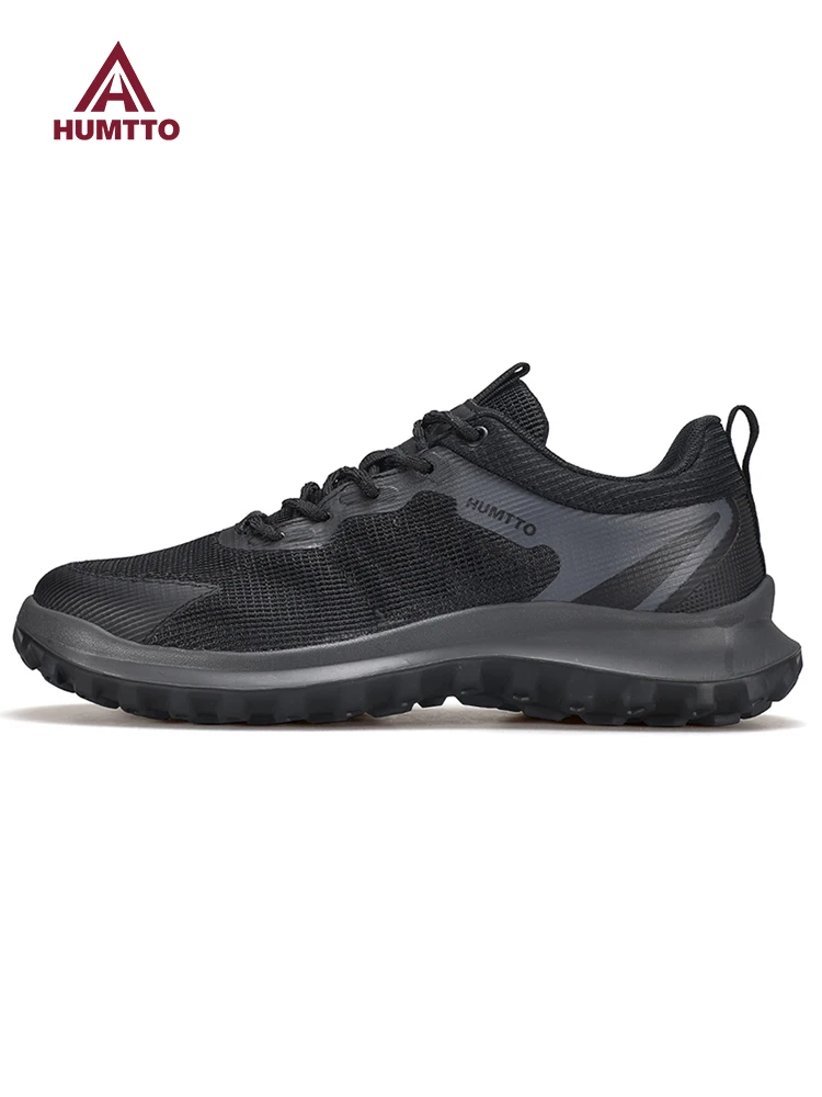 Zapatos de senderismo HUMTTO para hombre, zapatos informales transpirables para exteriores, zapatillas antideslizantes, botines de trekking, zapatos para correr todoterreno para viajes - imagen 4
