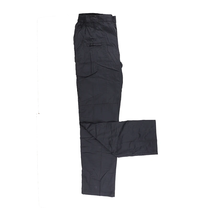 Uniforme táctico negro para hombre, traje de combate, ropa de entrenamiento, senderismo al aire libre, ropa de caza, chaqueta, pantalón, conjunto - imagen 4