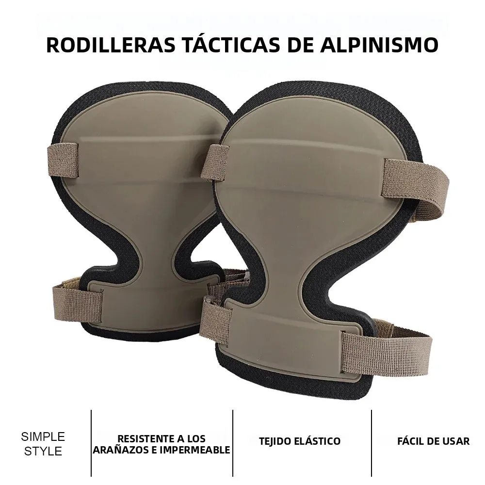 Rodilleras tácticas acolchadas protección entrenamiento combate - imagen 3
