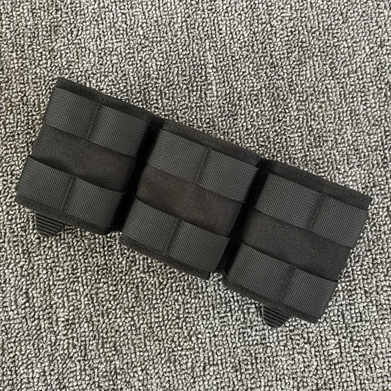 Bolsa táctica para revistas Triple 5,56, equipo de combate Airsoft Multicam Molle Mag, bolsa para munición, kit de herramientas de caza, bolsa con Clip para munición - imagen 4